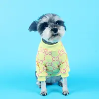 有名なロゴ冬の暖かい犬の服ペットの犬のジャケットコート子犬チワワ服小中犬のためのパーカー