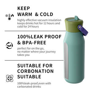 Borraccia Termica Houroffer da 385ml e 590ml in Acciaio Inossidabile Sottovuoto con Logo Personalizzato all'Ingrosso per Regali Aziendali, Palestra, Viaggi e Sport - Product Image 5