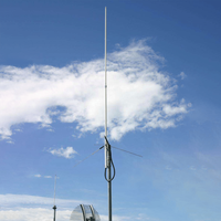 Antena de Estación Base Tribanda de 50-144-430 MHz, Antena de Radio Base para Exteriores Omnidireccional HF VHF UHF