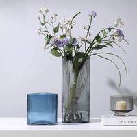 Vase à fleurs en verre nordique hydroponique moderne de table de mariage de géométrie créative pour la décoration à la maison