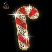 Luces Decorativas LED 2D para Exteriores, IP65, de Plástico/PVC, para Navidad, Halloween, Calle, 2700K, Blanco Cálido, CRI 90, 1.5m de Longitud