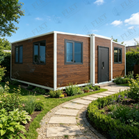 Maison conteneur extensible étanche à double aile FLKT, garantie 2 ans, directement de l'usine, unité de logement préfabriquée moderne