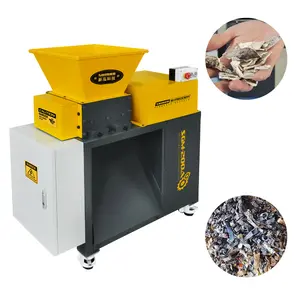 Shinho SGM-200A Automatische Plastic Film Flessen Rubber Shredder Recycling Kleine Industriële Dubbele As Carton Shredder