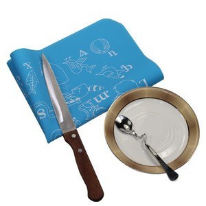 Tapete de Mesa Antideslizante y Aislante de Calor para Bebés, 40x30x1mm, de Silicona de Grado Alimenticio, Plegable, para Estudiantes - Product Image 2