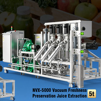 Ligne d'équipements de transformation des boissons pour usine de jus de fruits |   Machine de broyage, de pulpage et de pasteurisation |   MOQ personnalisé pour la vente en gros