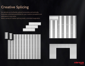 Video Wall LED Interior a Todo Color HD, Gabinete Delgado de 1000x250x33mm, Píxel de 3mm para Publicidad Digital en Centros Comerciales y Tiendas Minoristas - Product Image 3