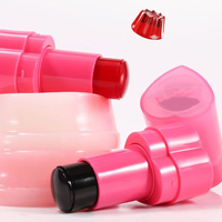 Fard à joues en gelée de haute qualité pour le visage, les lèvres et les joues, stick blush en forme de cœur, marque privée