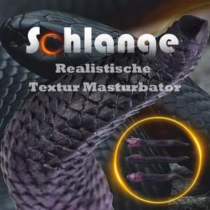 Realistische Fantasy Masturbator Monster Snake Orale seks Pocket Pussy Siliconen Dierenvagina Cup Massage 100% waterdicht Paars - Product Image 3