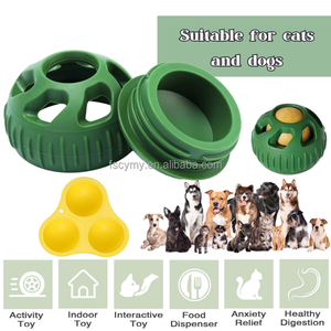 Juguete de Silicona para <span class=keywords><strong>Perros</strong></span>, Bola de Lamer para Alimentación Lenta, Enriquecimiento, con Molde, en Oferta - Product Image 3