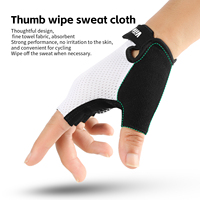 Gants de moto en silicone durables à demi-doigts pour unisexe, cyclisme d'été, sports de plein air avec grip antidérapant VILICO Noir