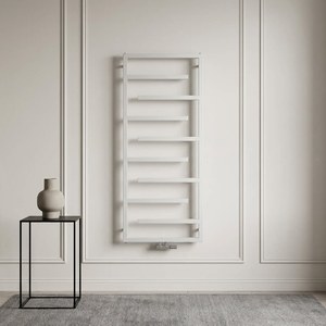 <span class=keywords><strong>Radiador</strong></span> de Toallas Hidráulico Moderno con Recubrimiento en Polvo Blanco para Baños, Funciona como Calefactor - Product Image 4