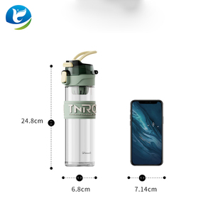 Bullet Cover Tea Separated <span class=keywords><strong>Frank</strong></span> Portable Drinking Gift Cup Glass 400ml Sports Outdoor Box Gafas de sol Botella de agua Minimalista - Product Image 6