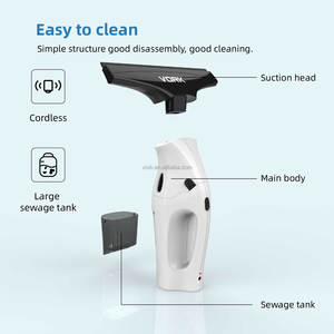 Cầm tay không dây cửa sổ làm sạch máy hút bụi, công cụ làm sạch cửa sổ, máy thủy tinh điện đa chức năng - Product Image 2