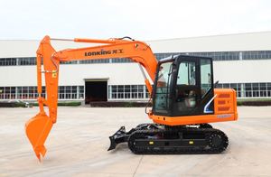 Miniexcavadora Lonking LG6075 G4 con Motor Yanmar, 7.5 Toneladas, 1 Año de Garantía, Alta Potencia de Excavación, Excavadora Hidráulica de Orugas - Product Image 3