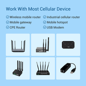 셀룰러 광대역 <span class=keywords><strong>UHF</strong></span> RF 안테나 600-6000MHz IP67 4G LTE 와이파이 라우터, 게이트웨이 용 유리 섬유 수직 안테나 - Product Image 3