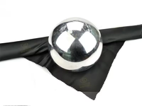 Boule Zombie avec Foulard, Tours de Magie, Moyen (Couleur Argent, Diamètre 12cm), Lévitation Scénique Flottante, BALLE ZOMBIE FLOTTANTE, Magie