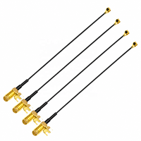 Câble RF 1.13MM 0.81MM MHF SMA Femelle à Montage sur Panneau PCB vers U.FL MHF Femelle, Antenne WIFI, Câble Coaxial RF Pigtail d'Extension
