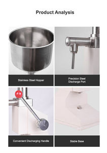 Máquina de llenado cuantitativo manual para brillo labial, crema cosmética, miel, aceite de oliva, loción, salsa, champú, pasta, mantequilla, queso - Product Image 5