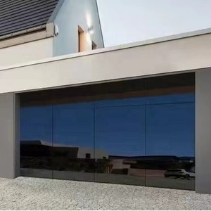 Nouveau style <span class=keywords><strong>de</strong></span> <span class=keywords><strong>porte</strong></span> <span class=keywords><strong>de</strong></span> <span class=keywords><strong>garage</strong></span> enroulable isolée <span class=keywords><strong>de</strong></span> haute qualité à pleine vue automatique en aluminium avec panneau affleurant - Product Image 6