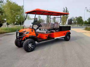 Voiturette de golf électrique 4 places avec coffre arrière, moteur 4KW, batterie 60V, vitesse 30-50km/h, véhicule <span class=keywords><strong>utilitaire</strong></span> tout-terrain pour ferme et complexe hôtelier - Product Image 6