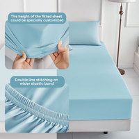Drap-housse en nylon et élasthanne écologique rafraîchissant, respirant, doux, élastique, durable, lisse, recyclable