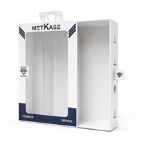 Boîte d'emballage de luxe pour accessoires de téléphone, boîte cadeau en papier personnalisée pour produits électroniques
