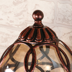 Super Bright Outdoor Wall Mounted Copper Finish Lamp Tempered Glass <b>Diffuser</b> 3500K Warm White <b>LED</b> Waterproof 10-Year Warranty - Product Image 3