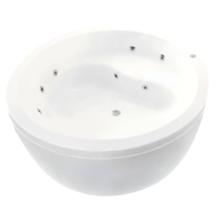Baignoire ronde en acrylique pour la salle de bain, livraison gratuite, design de bain, vente en gros