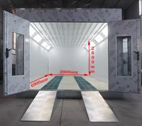 Cabine de peinture sur mesure pour carrosserie automobile/bateau et atelier de cuisson, salle de peinture automobile, cabine de peinture automobile