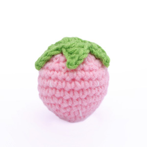 Handmade Crochet Dâu Tây Trái Cây Bộ Dụng Cụ Thanh Lịch Trang Trí Treo Đồ Trang Trí Cho Trang Trí Nội Thất Dễ Thương Mềm May & Dệt Đồ Chơi - Product Image 3