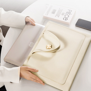 La mejor bolsa de ordenador portátil artesanal de 15 pulgadas, bolsa de trabajo de viaje de negocios, maletines de cuero para hombres - Product Image 5