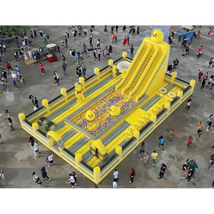 Casa inflable de PVC comercial <span class=keywords><strong>Funhouse</strong></span> Big Bounce House Castillo de dibujos animados Ninja Park con soplador que incluye kits de reparación - Product Image 6