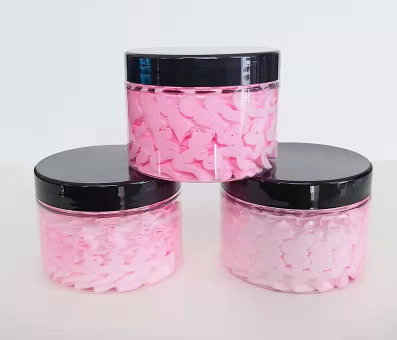 Whipped Moisturising Soap Tower Soap Fluff, 5 Soap Pots  Vegan Friendly Beauty Gift Softer Skin Shower Whip with private label