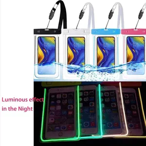 पीवीसी पानी के नीचे ipx8 निविड़ अंधकार पाउच प्रकरण बैग के लिए लक्जरी मोबाइल फोन बैग मामले डिजाइनर iphone 11 प्रो मैक्स 6 7 8 प्लस एक्स xr xsmax