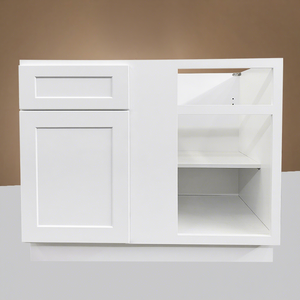 American Standard BBC24 Base gabinetes de esquina Madera Listo para ensamblar Gabinete de persiana de esquina RTA Gabinetes de cocina para apartamento de EE. UU. - Product Image 1