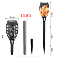 Lampes torches solaires HD888 pour la décoration extérieure du jardin