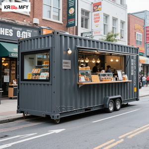 Remorque alimentaire multifonctionnelle personnalisable pour café, bar, bureau et usage extérieur - Chariot alimentaire mobile - Product Image 5