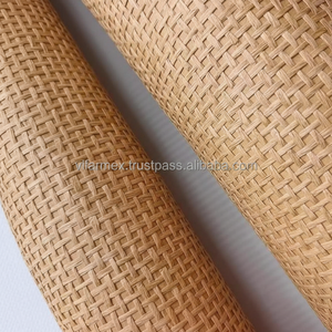 Papier peint en fibre naturelle Grasscloth, éco-chic, revêtement mural texturé, texture murale tissée à la main, biologique, pour la maison - Product Image 1