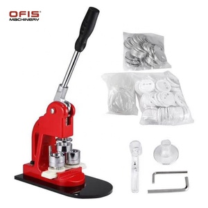 58mm tự động & hướng dẫn sử dụng lớp trống huy hiệu Vật liệu mở chai nút làm cho máy điều kiện mới sản phẩm - Product Image 4