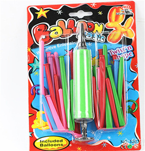 Ballons à tordre avec pompe manuelle - Pompe à double <span class=keywords><strong>action</strong></span> pour sculpter des animaux en ballons, décoration de fête de mariage et d'<span class=keywords><strong>anniversaire</strong></span>, ballons longs - Product Image 2