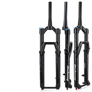 Fourche avant de vélo de montagne Bolany TZA472 36 mm, débattement de 140 mm, amortissement pneumatique, réglage du rebond, axe 12x100 mm, 27,5 pouces - Product Image 1