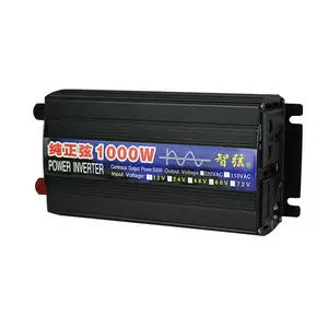 1000w saf sinüs dalgası tepe 1000w Dc 12v 24v 36v 48v için Ac 220v 230v 240v kapalı ızgara güç inverteri