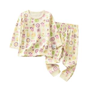 Ensemble <span class=keywords><strong>pyjama</strong></span> floral de dessin animé pour filles - Vêtements de nuit doux et respectueux de la peau à manches longues pour filles (taille 80-140) - Product Image 5