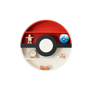 Étagère murale en bois massif inspirée de Pokémon - JUNJI - Étagère de présentation pour objets de collection et décoration de chambre d'enfant - Product Image 1