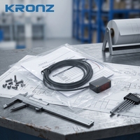 KRONZ Réflexion diffuse NPN/PNP Capteurs photoélectriques à onde laser à suppression de fond de faisceau pointu/linéaire