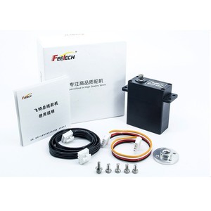มอเตอร์ Feite Sm24bl แบบไร้แปรงถ่าน ดีซี 360 องศา เกียร์โลหะทั้งหมด เซอร์โว AGV พร้อม Modbus RTU สำหรับระบบอัตโนมัติทางอุตสาหกรรม - Product Image 1
