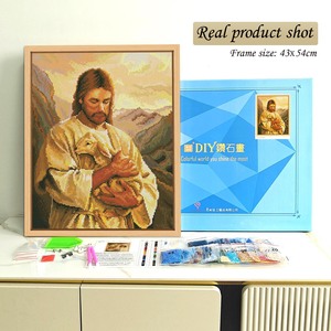Peinture au diamant 5D personnalisée en gros, art mural, décoration intérieure, peintures de paysages, kits de peinture au diamant DIY - Product Image 2