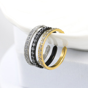 Stainless Steel 18K Gold Plated <b>Adjustable</b> Gypsophila Cubic Zirconia Toe <b>Rings</b> Women Summer Beach Wedding Foot Jewelry - Product Image 5