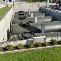 Réservoir de carburant souterrain pour station-service, réservoir de stockage de diesel et d'essence à double paroi, prix