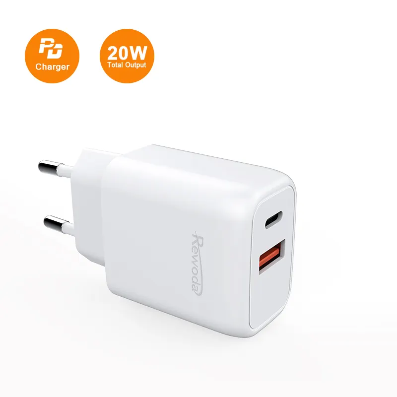 2 Ports Fast Charger QC 3.0 USB Charger for Cell Phone Fast Charger QC3.0 EU/US Plug Mobile Phone Charge